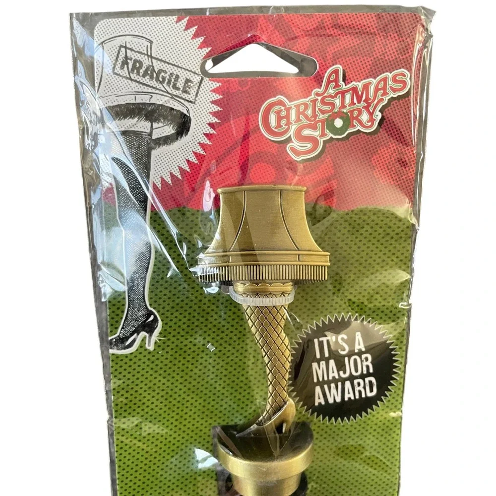 NEW A Christmas Story Leg Lamp Wine Bottle Stopper Major‎ Award Barware Gift